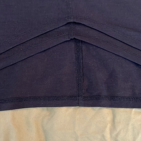 Athleta Navy Blue Two Tiered VNeck Tank Top Size Small - Picture 8 of 8